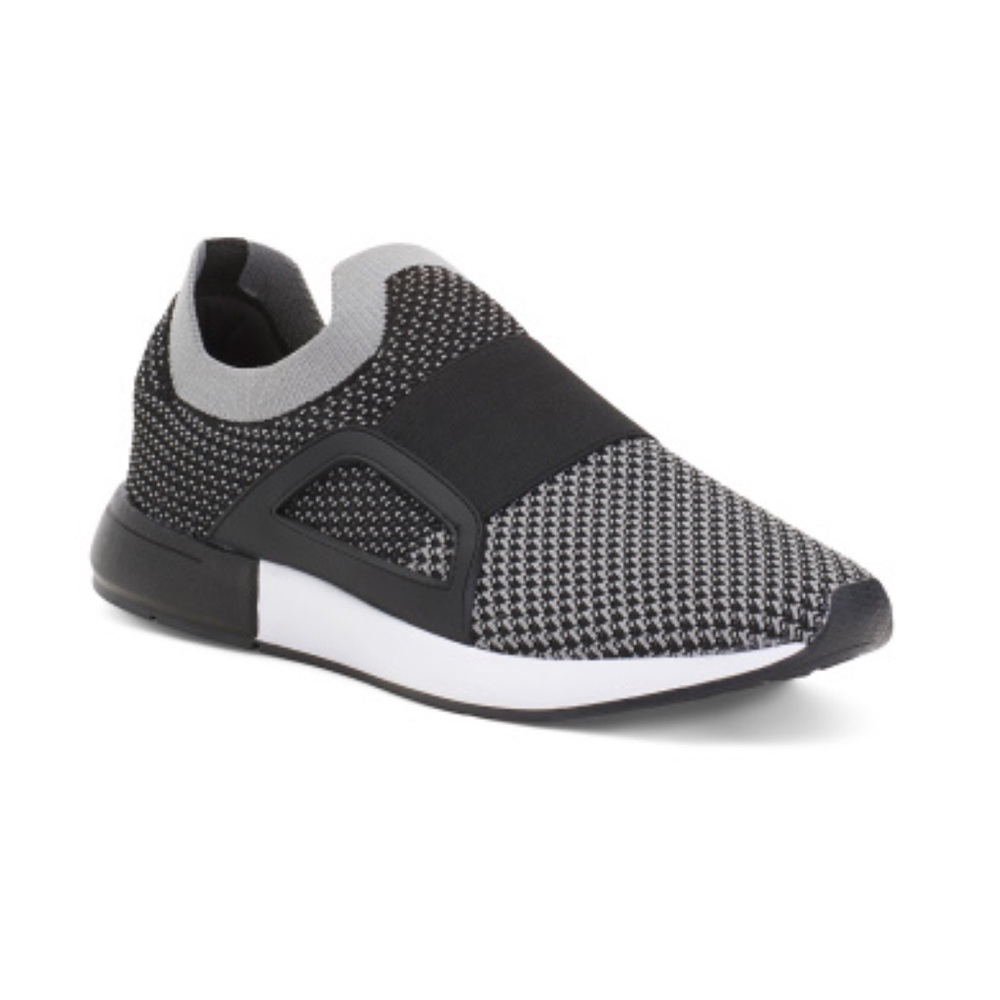 Blondo Men’s Black & Gray Ezra Waterproof Knit Slip-On Shoes Size 11 Sneakers